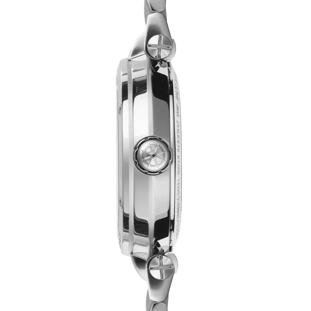 profil montre femme squelette mouvement automatique