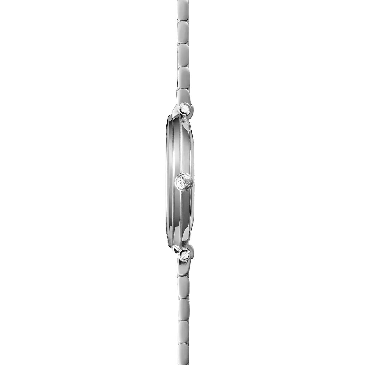 profil montre herbelin newport slim bracelet acier modele bicolore or argent
