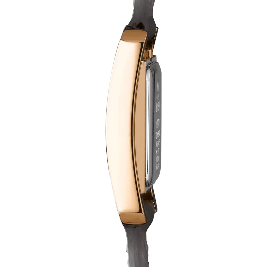 profil montre herbelin bracelet double tour taupe boitier or