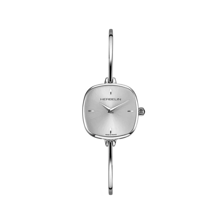 montre herbelin acier inoxydable femme argent