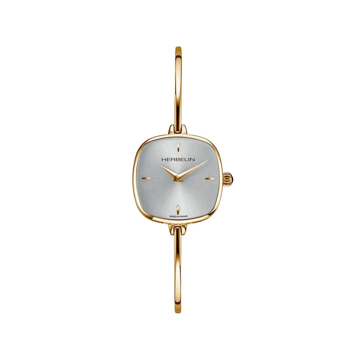 montre herbelin plaque or jaune femme