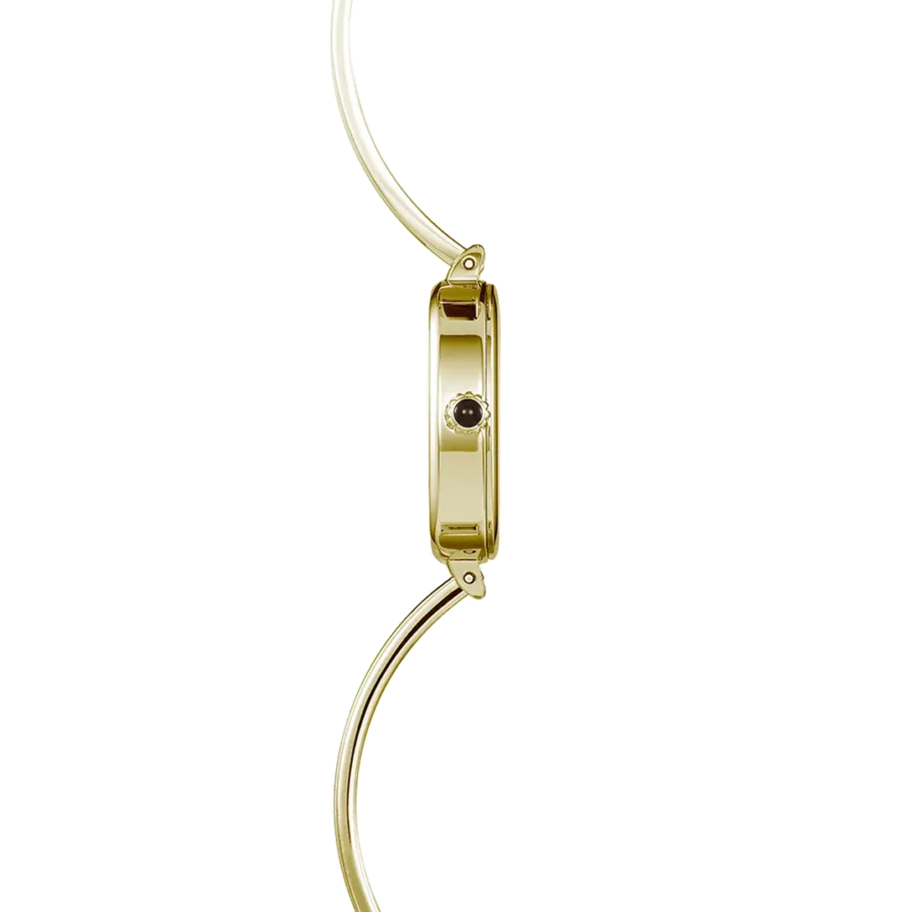 profil montre herbelin plaque or jaune femme