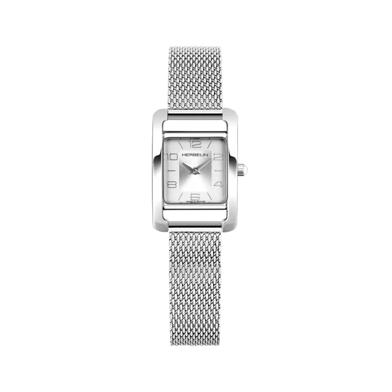 montre acier femme bracelet milanais
