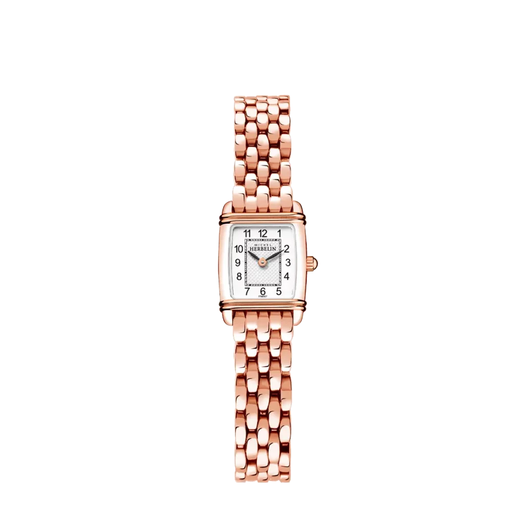 montre herbelin femme rose gold pvd