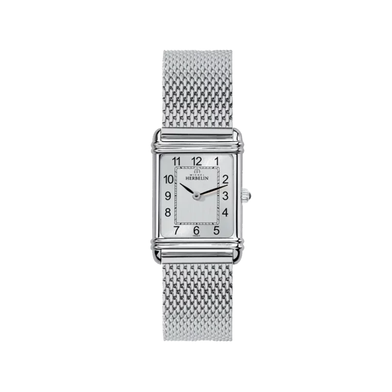 montre herbelin acier femme bracelet milanais