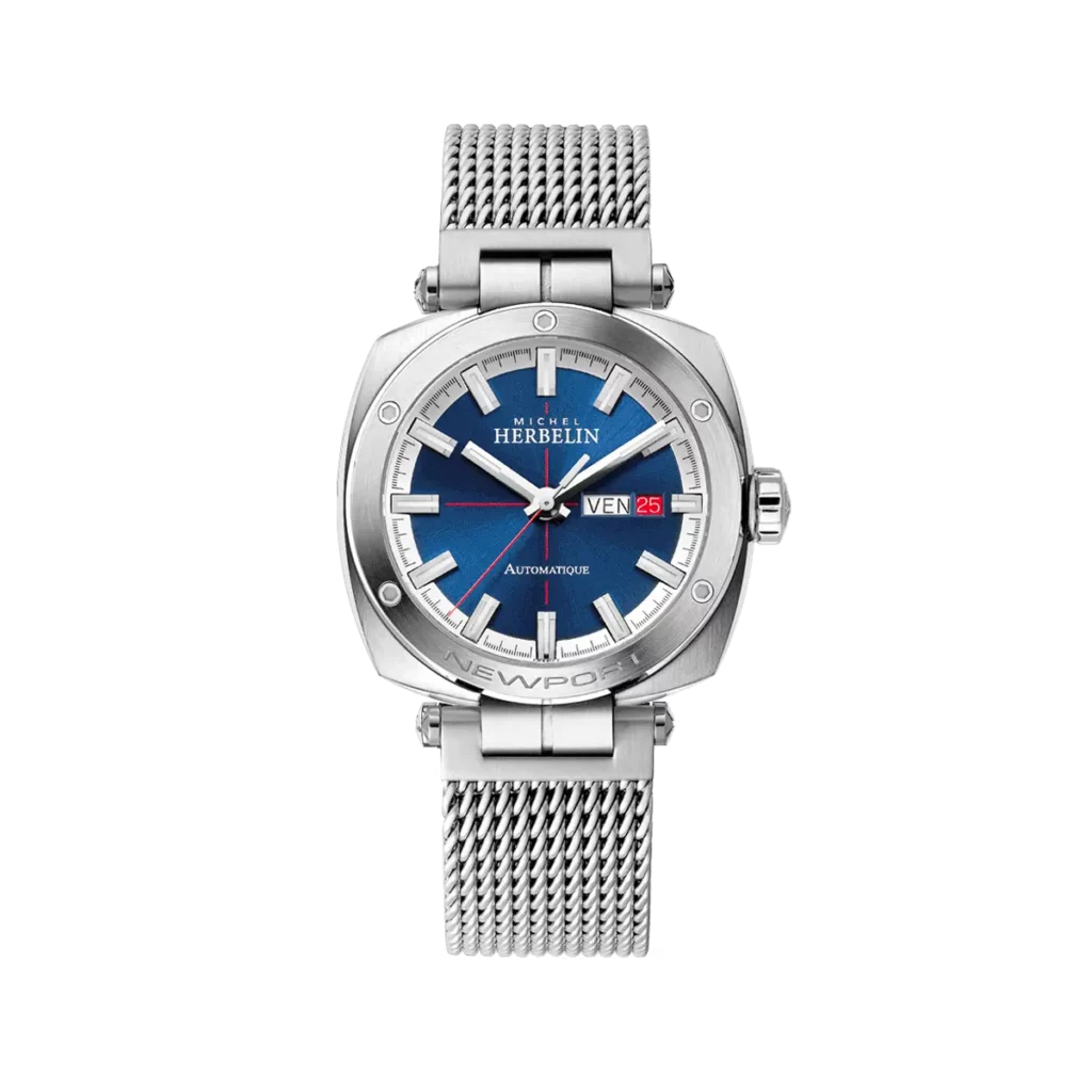 montre herbelin acier newport heritaeg automatique made in france