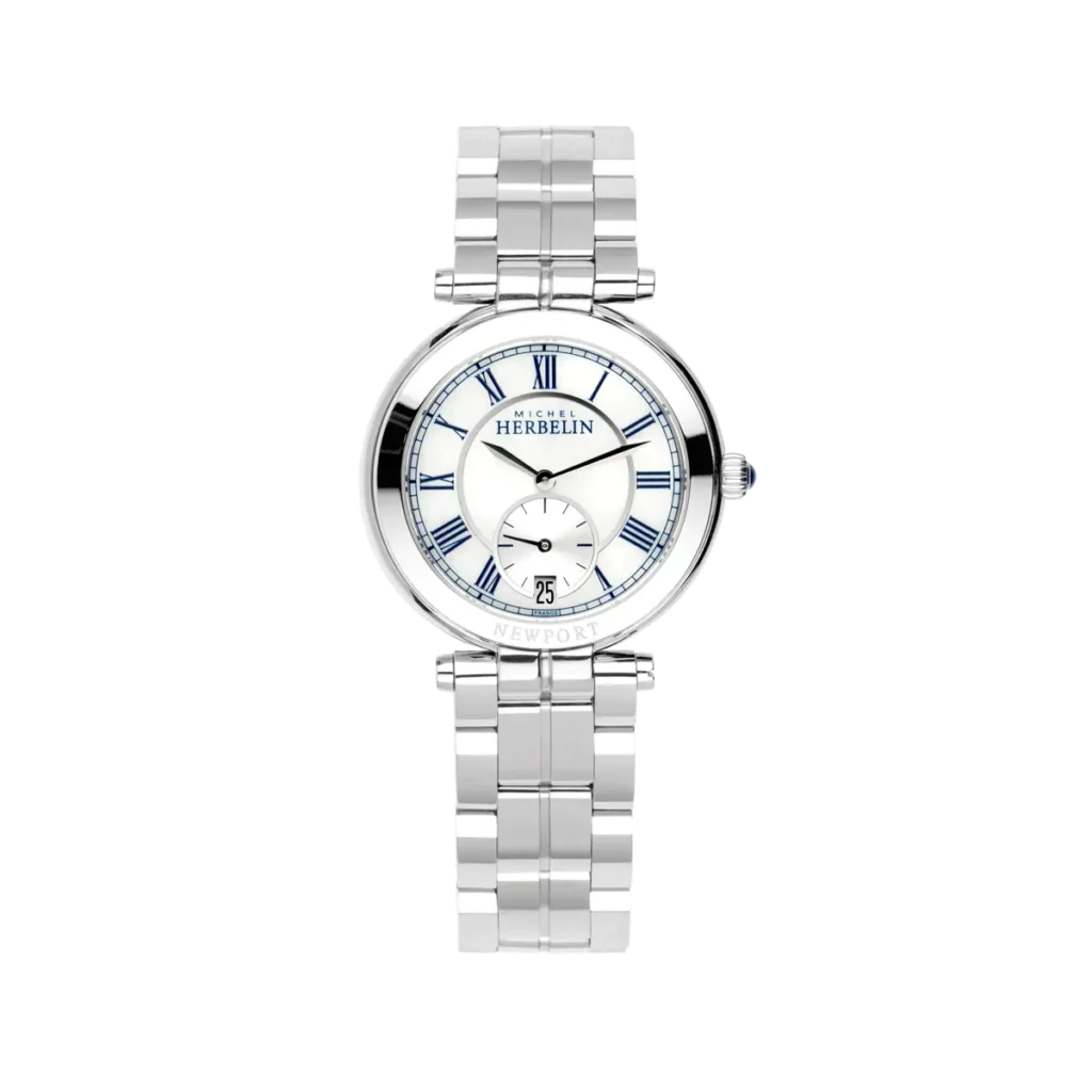 montre herbelin argent cadran nacre