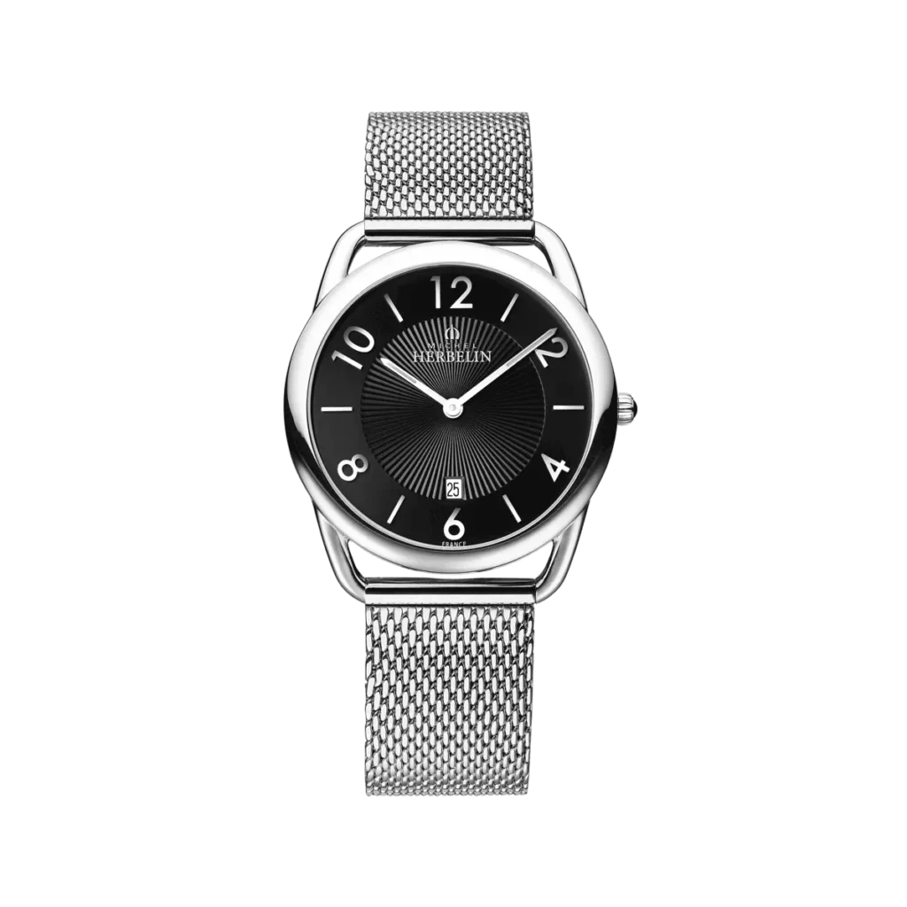 montre herbelin bracelet acier milanais femme