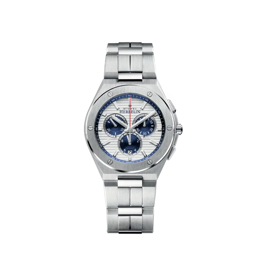 montre homme Herbelin Cap Camarat quartz acier marque francaise