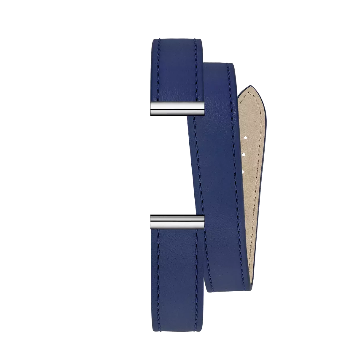 bracelet double tour bleu marine antares