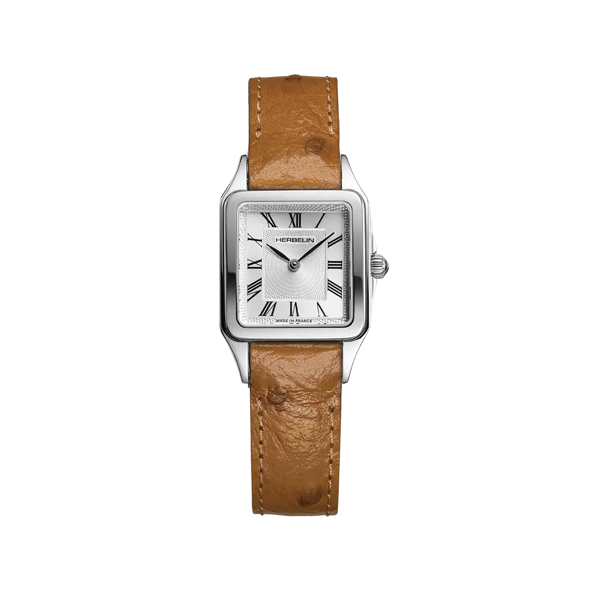 LUNA - QUARTZ - CUIR AUTRUCHE