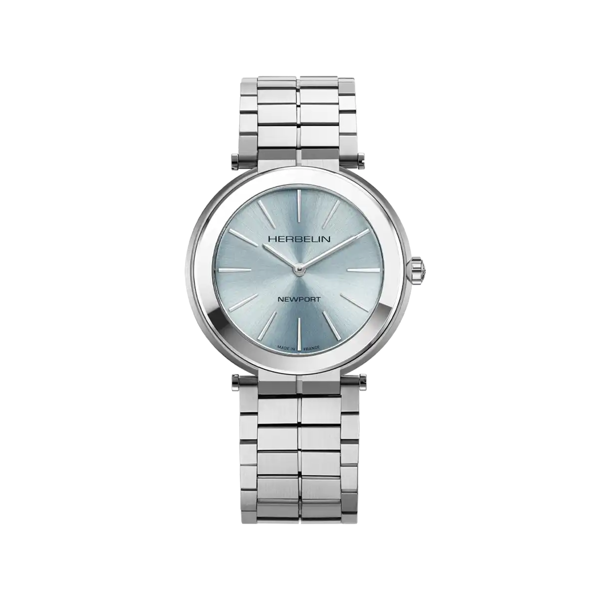 NEWPORT SLIM - QUARTZ - BLEU ARCTIQUE & ACIER