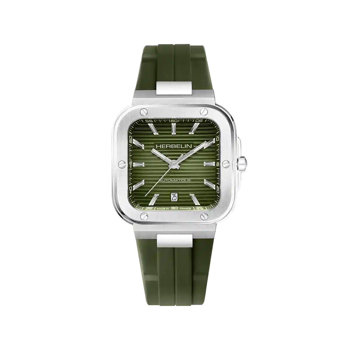 CAP CAMARAT - SQUARE AUTOMATIQUE  - KAKI & ACIER