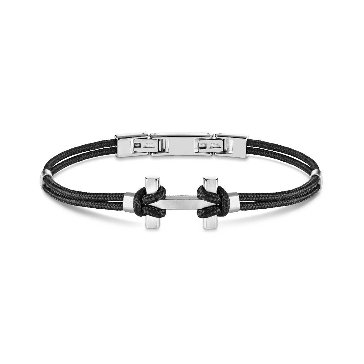 BRACELET AMARRAGE - ACIER - NOIR