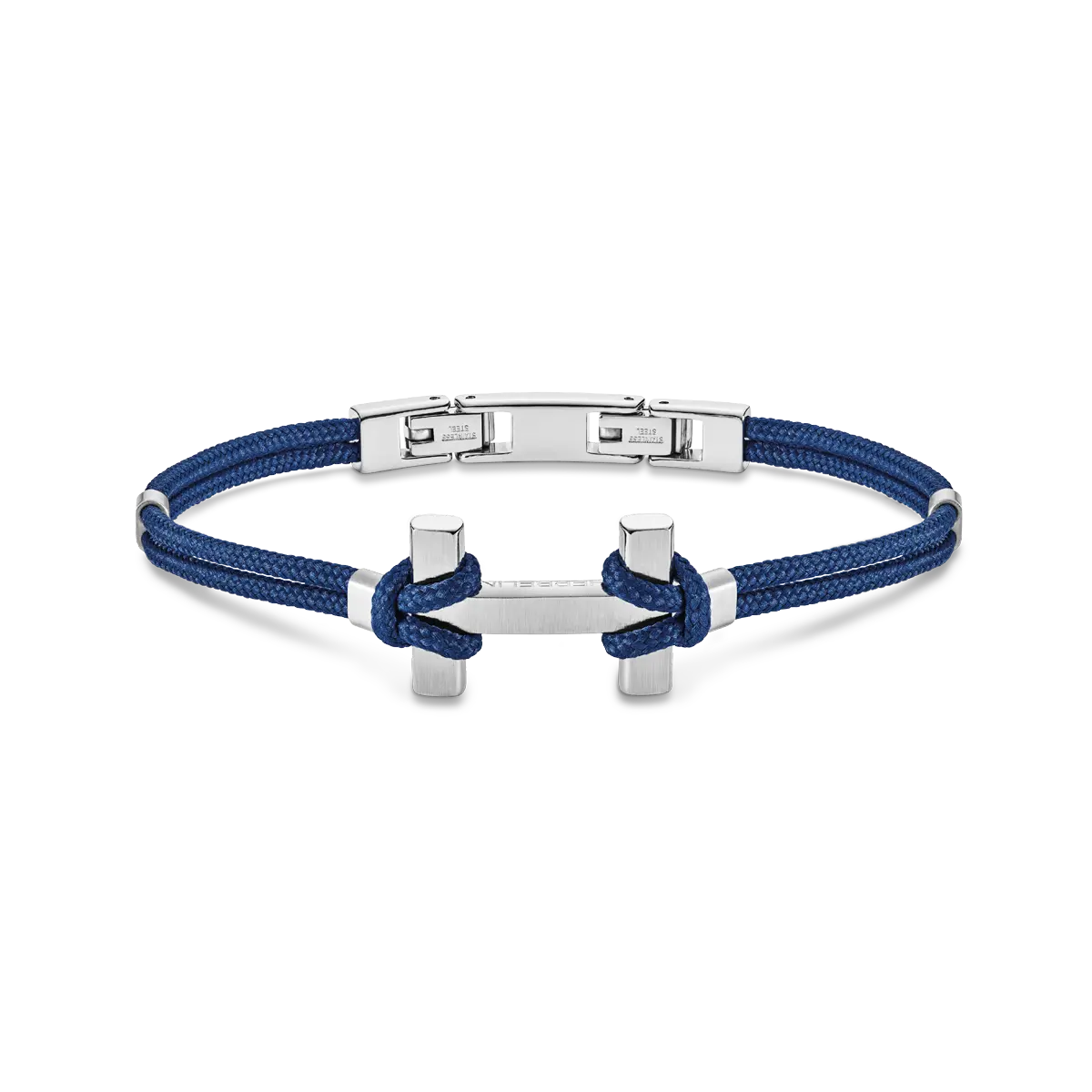 BRACELET AMARRAGE - ACIER - BLEU