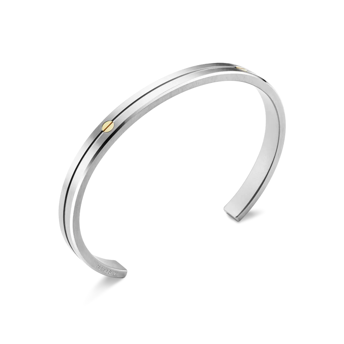 JONC NEWPORT - ACIER & OR