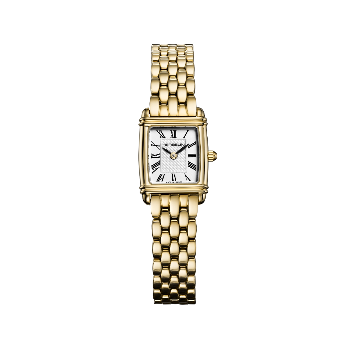montre quartz femme herbelin pvd or jaune