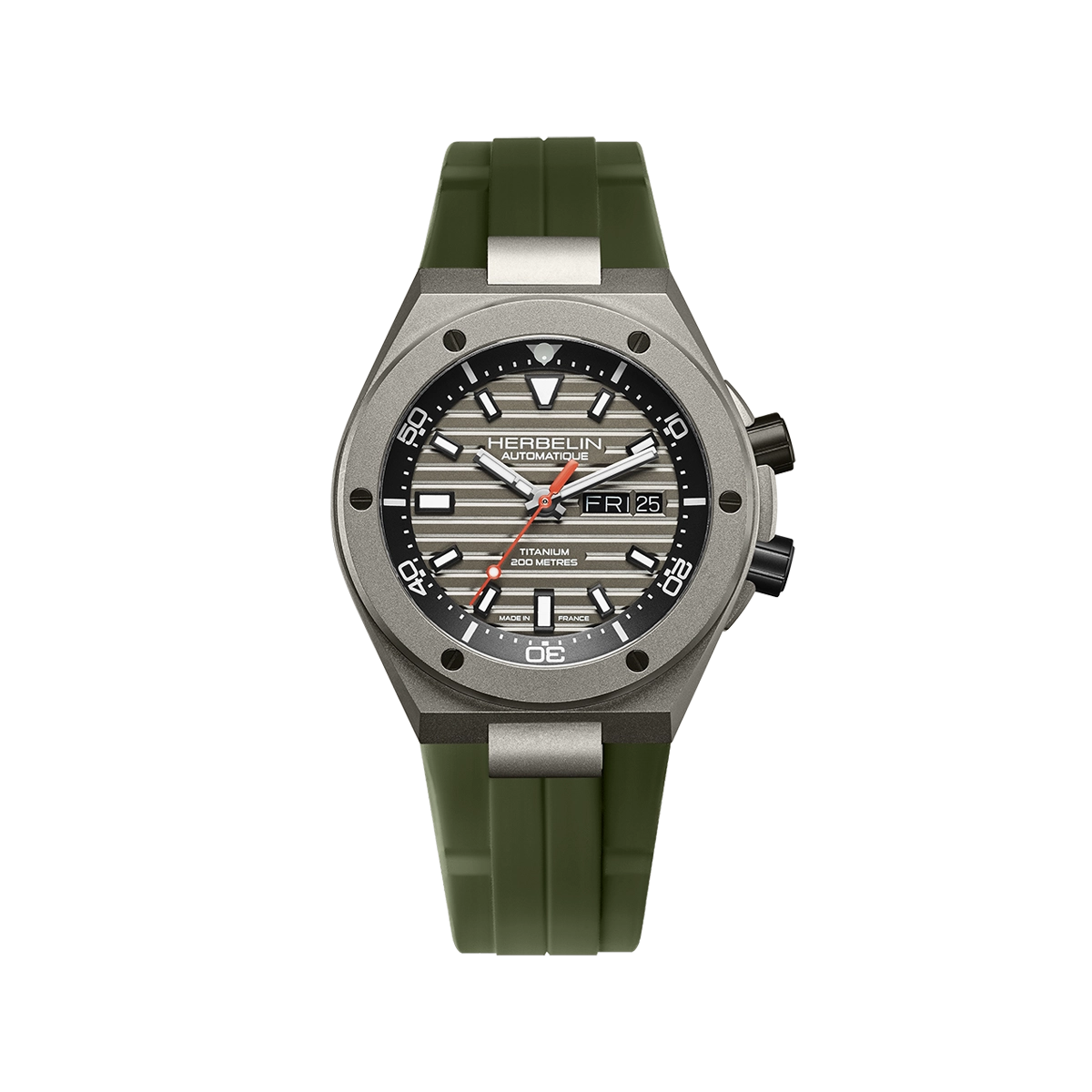 montre plongée homme herbelin kaki