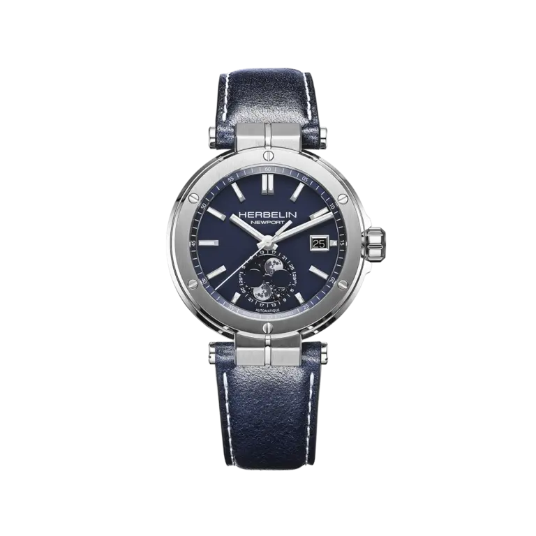 montre automatique homme herbelin bleu