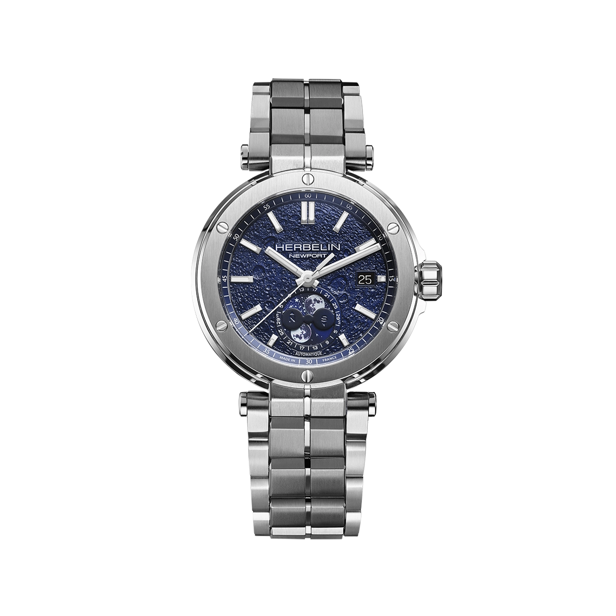 montre automatique homme herbelin acier