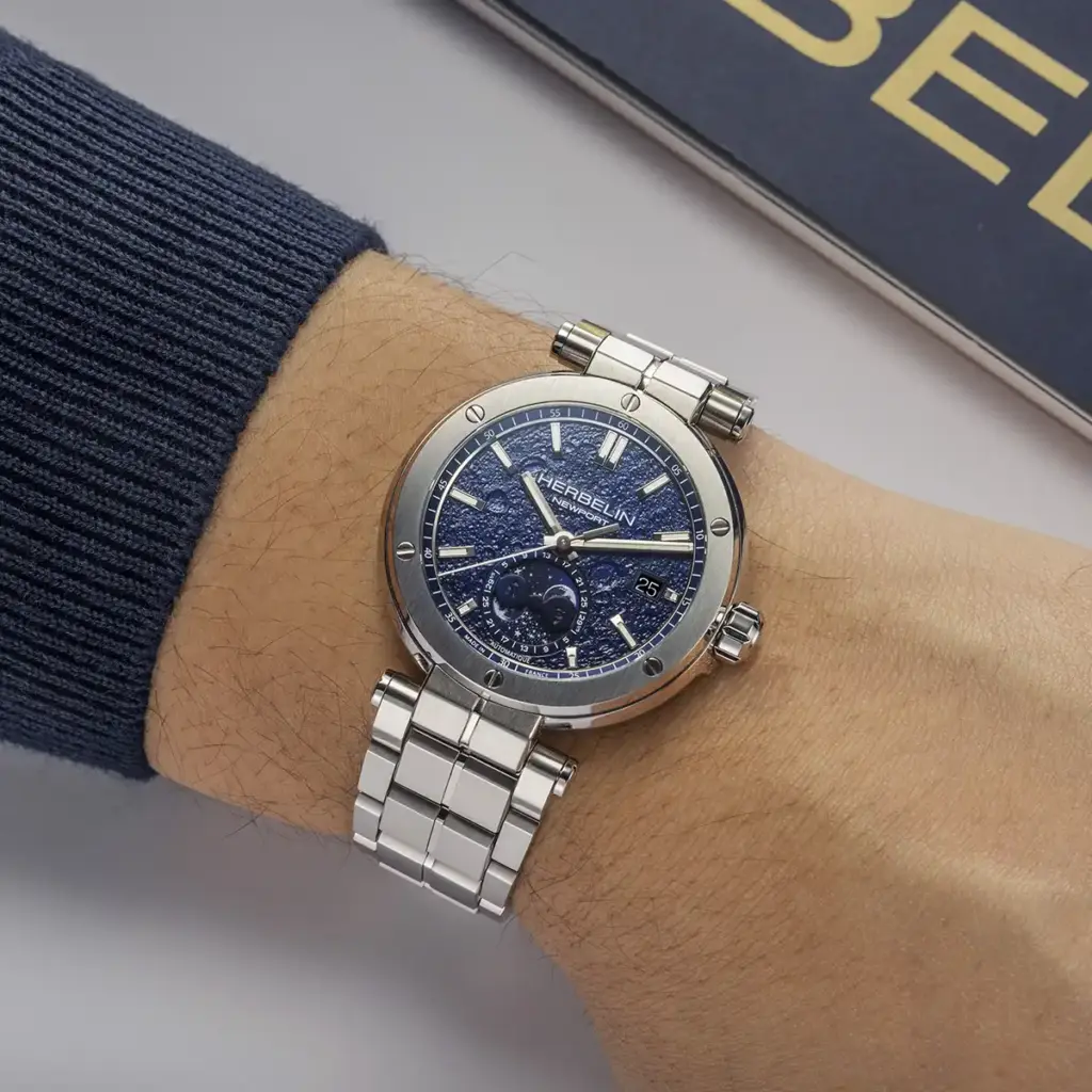 porté montre automatique homme herbelin acier